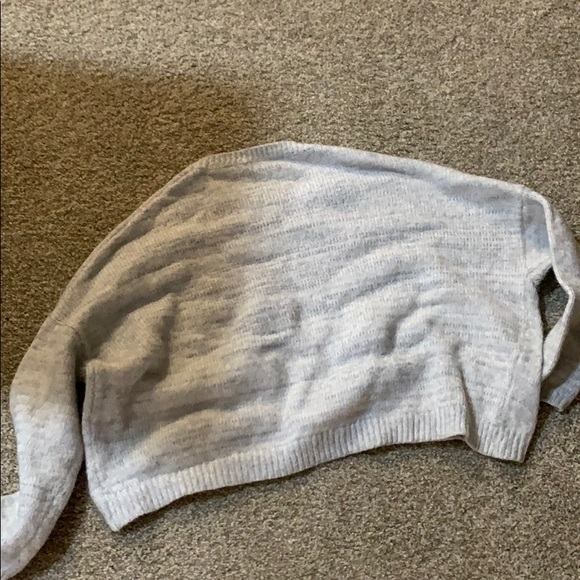 Soft gray fuzzy sweater! - Picture 2 of 2